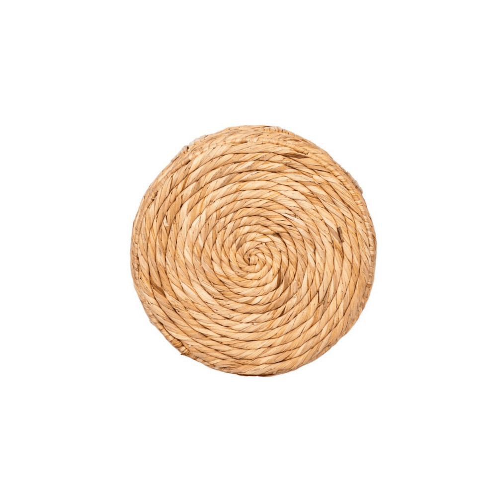 Athena 12" Round Bulrush Basket Planter