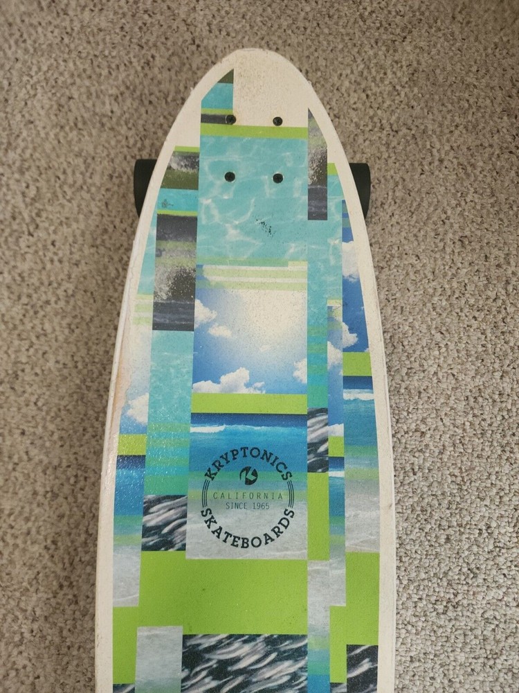 Kryptonics longboard skateboard Blue Sky California