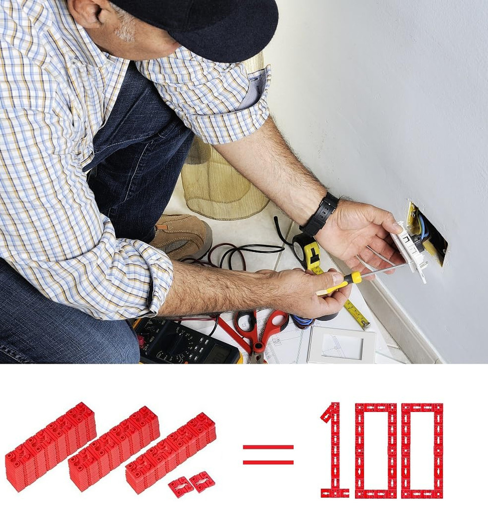 100Pcs Outlet Spacers for Electrical Box, Electrical Outlet Spacers Shims Switch