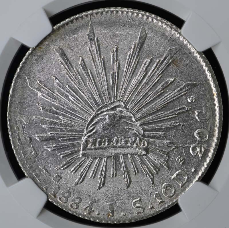 1884ZS JS MEXICO 8R NGC MS64