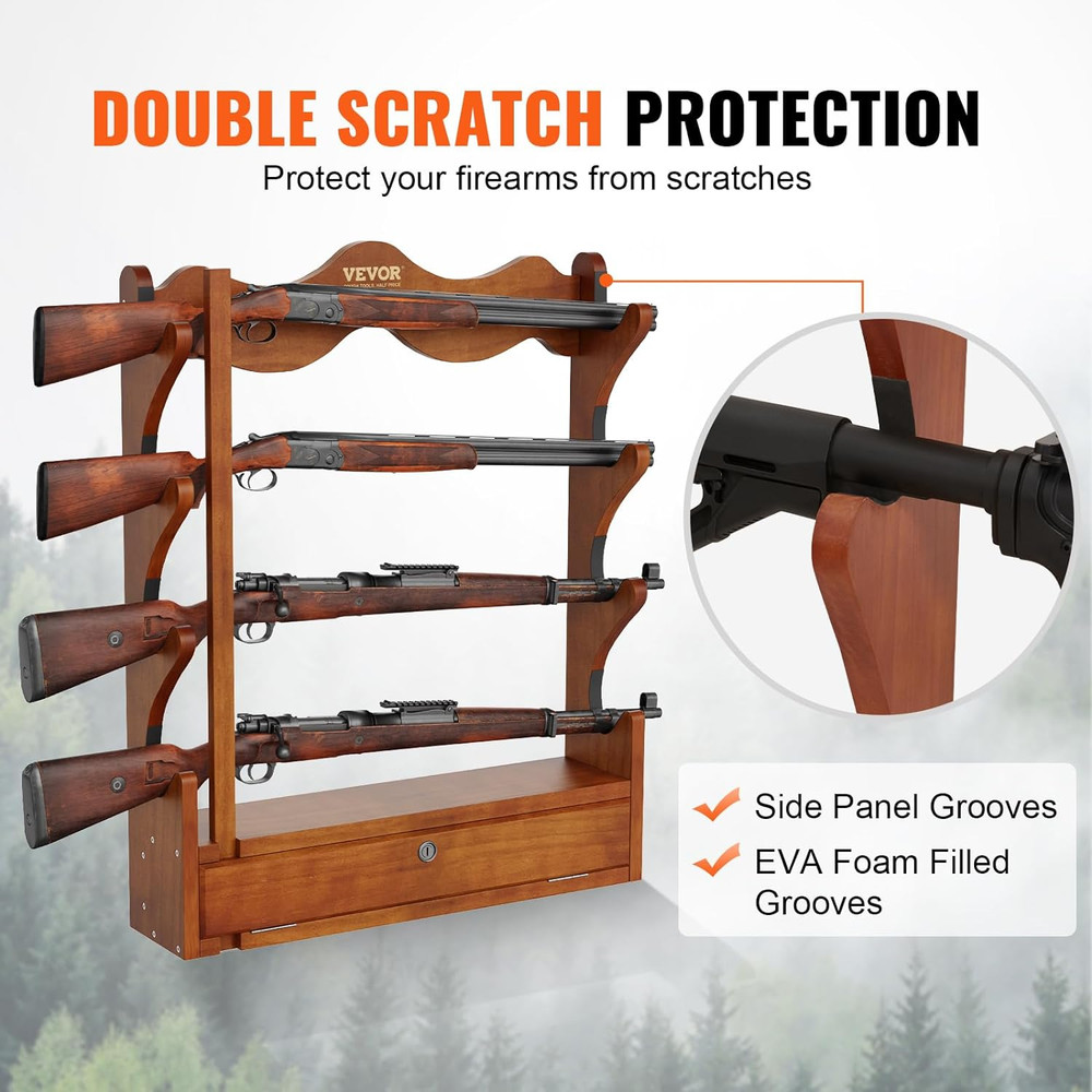 Gun Rack Wall Mount, Gun Display Rack