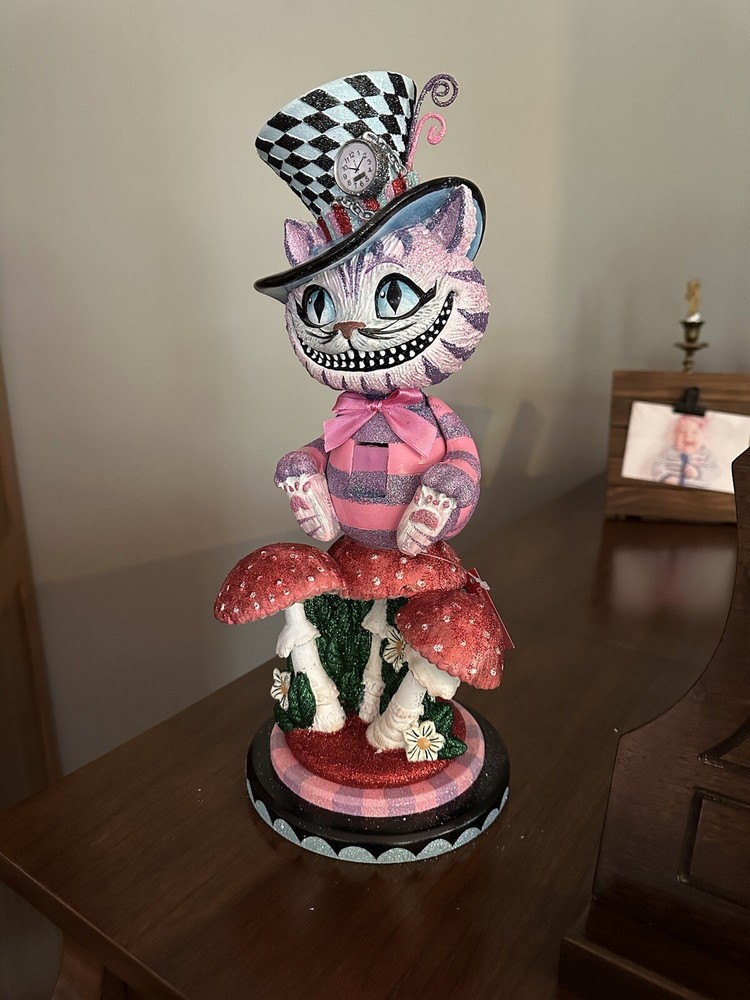 Kurt Adler HA0573 Hollywood Cheshire Cat Nutcracker