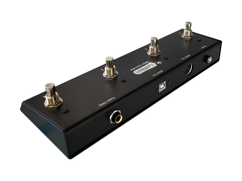 ActitioN 4 Button Universal USB+DIN Programmable MIDI foot controller footswitch