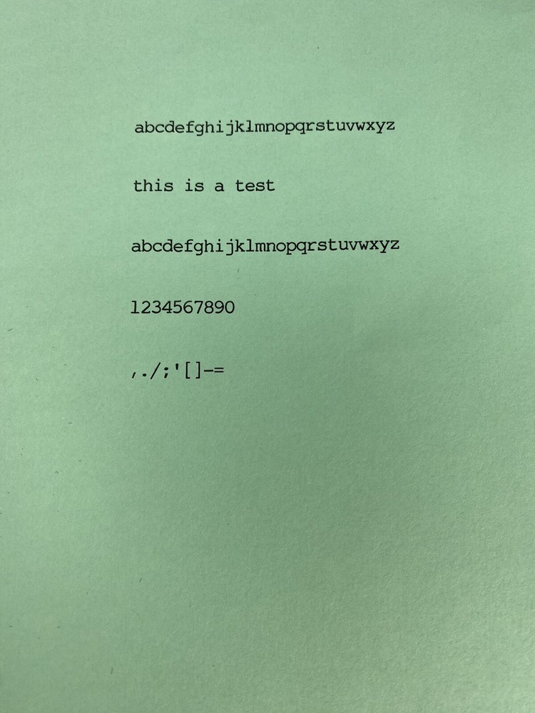 DEFECTIVE Panasonic KXE7000 Electric Typewriter G3D