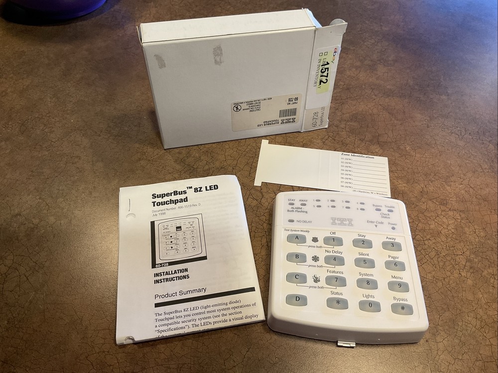 ITI / GE / Interlogix SuperBus LED Keypad (Part # 60-728)