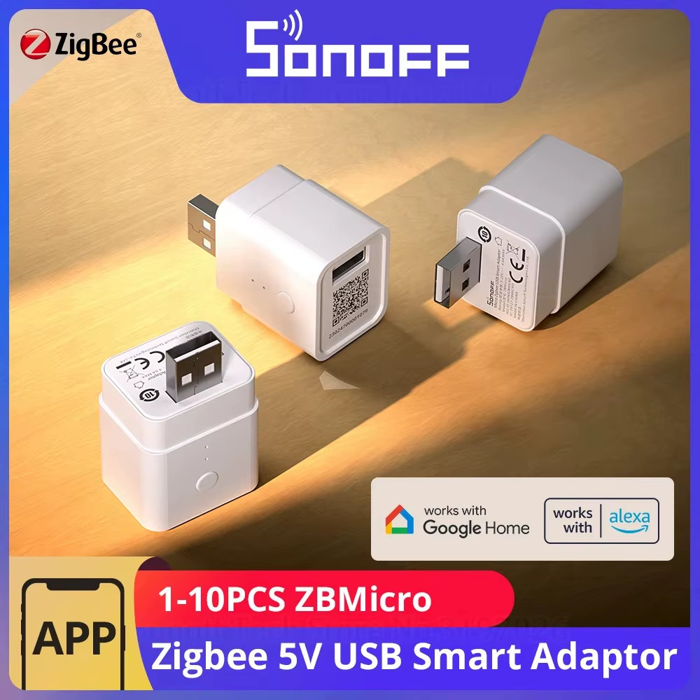 ZBMicro  Micro Zigbee USB Smart Adaptor Fast Charging Wide Transmit Coverage Voi