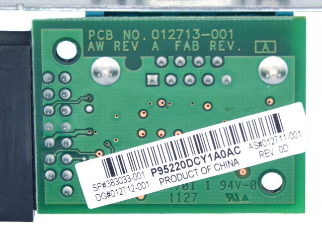 HP Compaq Standard Bracket Serial DB9 Panel Card With Cable 383033-001