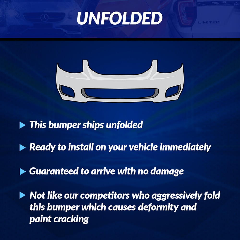 NEW Painted 1999-2007 GMC Yukon Denali Unfolded Front Bumper