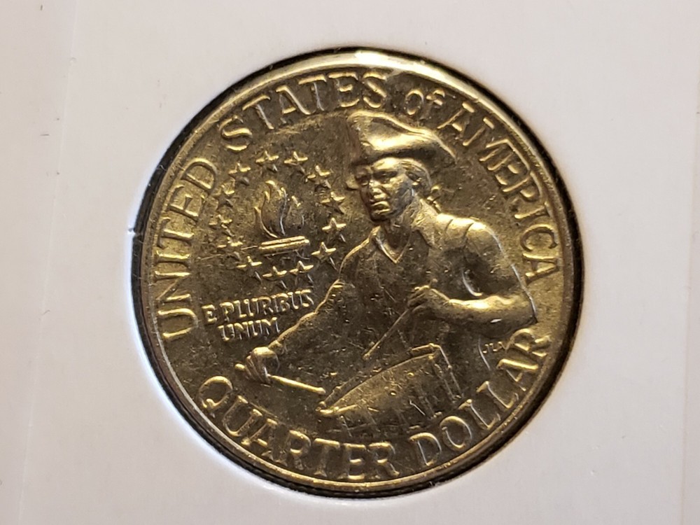 1976 D Bicentennial Washington Quarter 00249