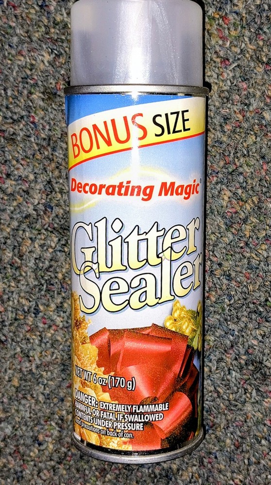 Decorating Magic Spray Glitter Sealer  - 6 oz can
