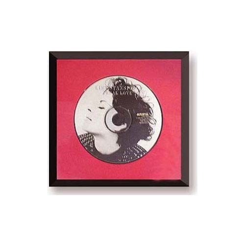 Hobby Frames CD or DVD Display Frame Holder for Disc, Black