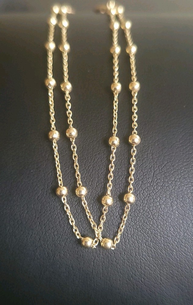 10k Gold Double Station Bracelet