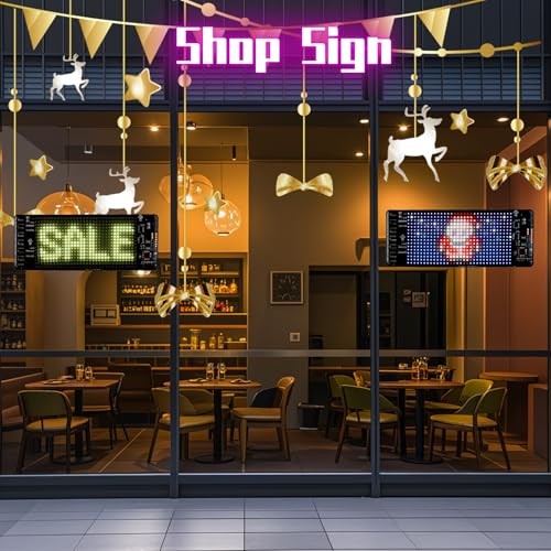 Programmable Light for Car,LED Sign,Control by APP,Custom Colors, 7"*3"
