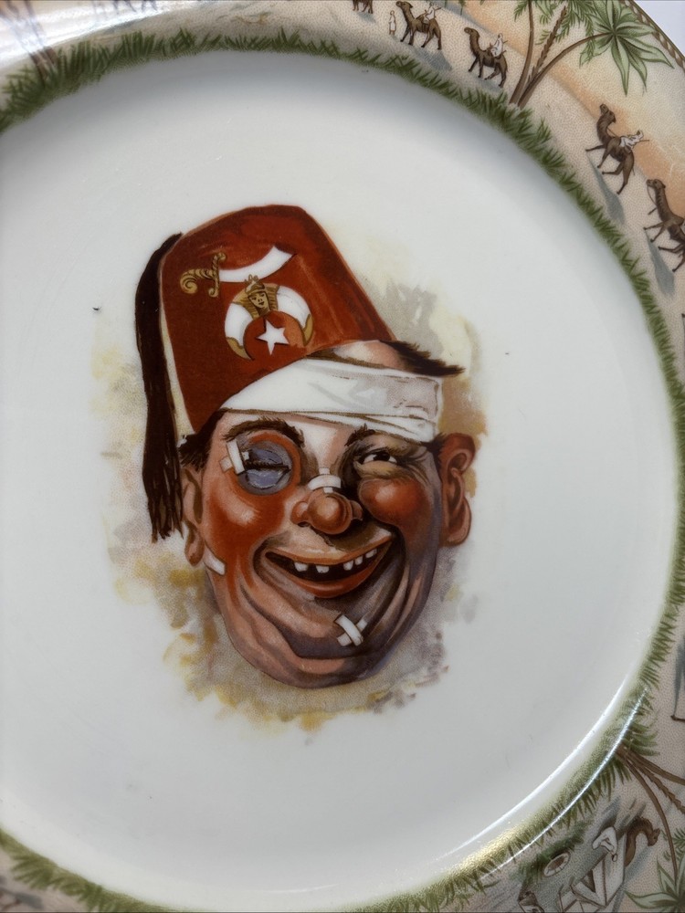 Shenango China Masonic Shriner 10 7/8" Plate