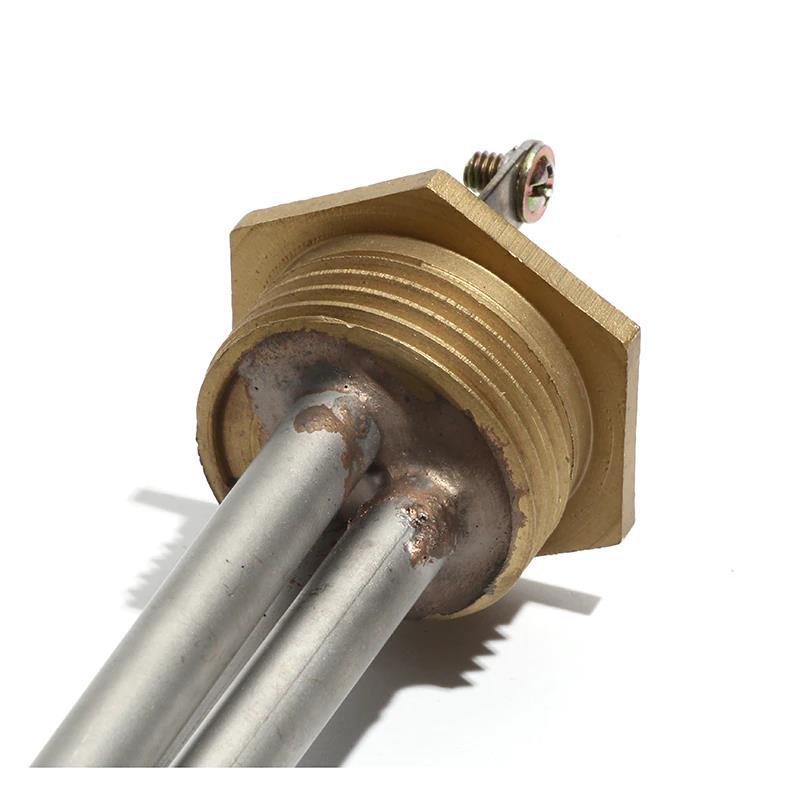 Solar Water Heating Element Probe Hole 201SUS 1" BSP Tube 1-4KW Thread 110-220V