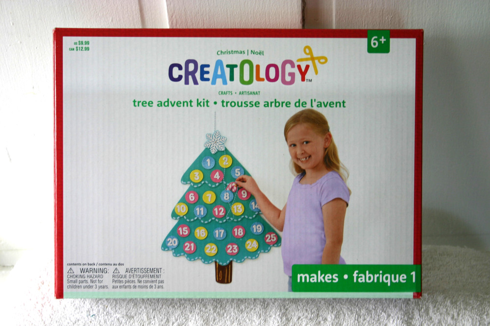 Creatology Christmas Tree Advent Kit ages 6+ NIB