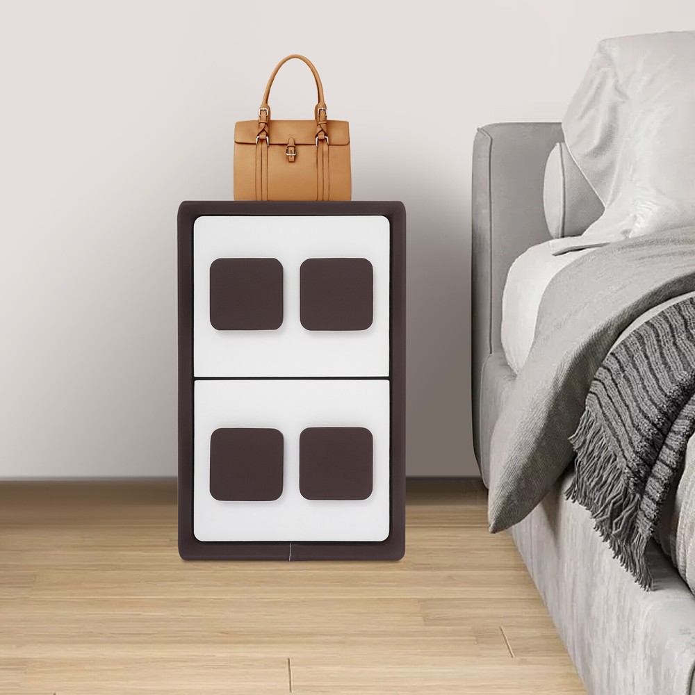 Modern Minimalist End Table, Bedside Table for Bedrooms, Modern Nightstand