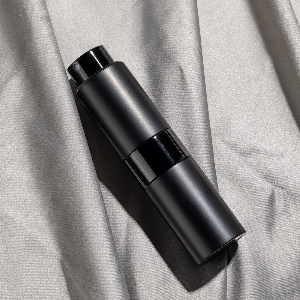 Botella atomizadora recargable para perfume de viaje