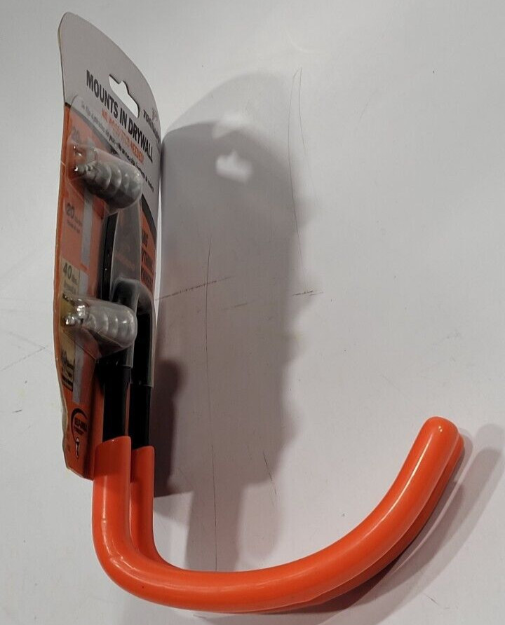 TORNADO #00520 LARGE J HOOK ORANGE COATED 40 LB CAPACITY, NEW !