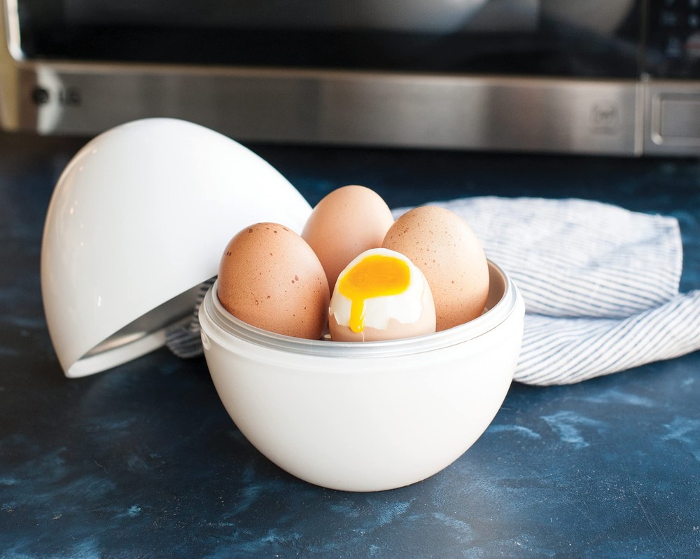 Nordic Ware Microwave Egg Boiler 4 Capacity, White