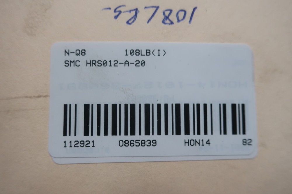 Smc HRS012-A-20 Thermo Chiller