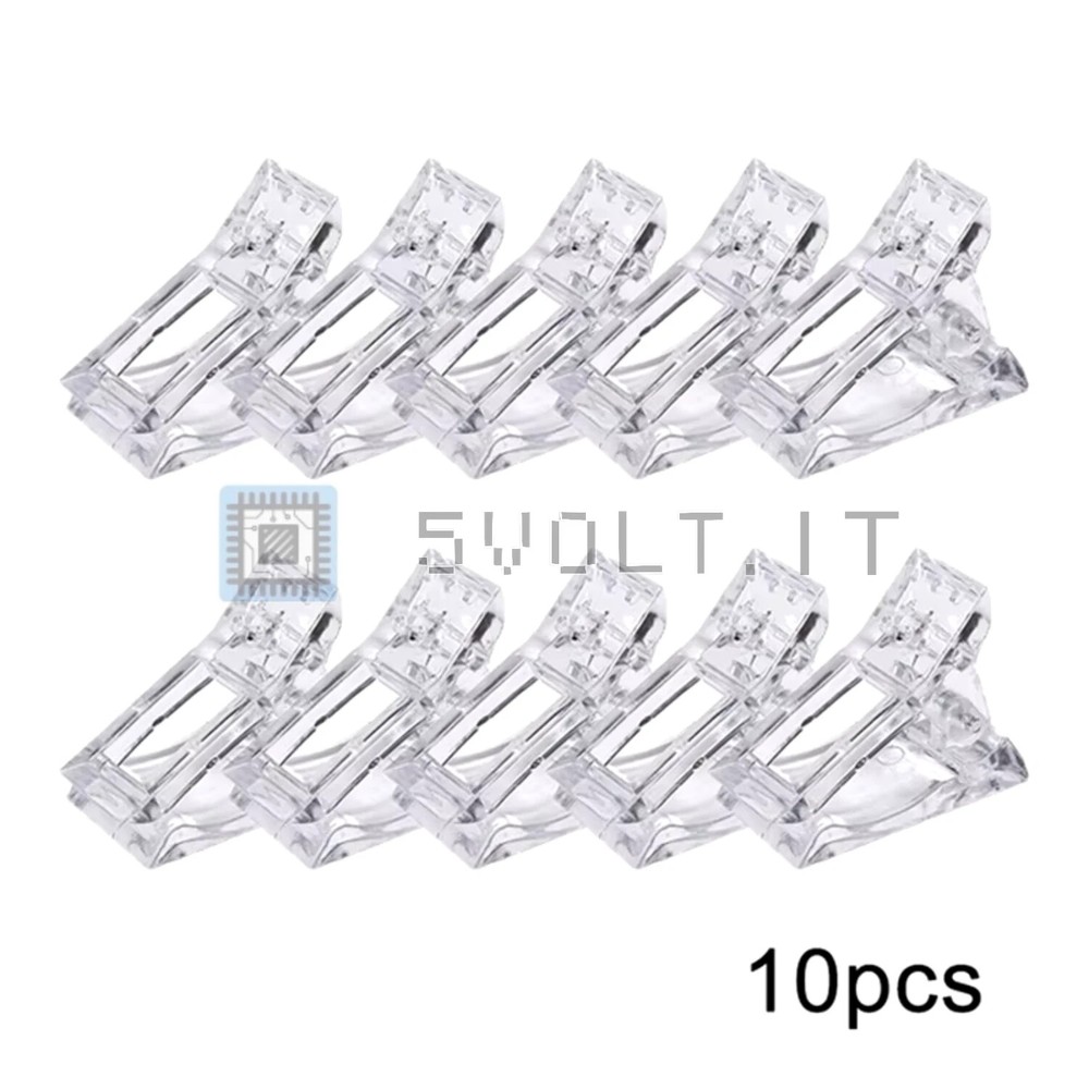 Transparent Nail Clip Quick Extension UV Clamp
