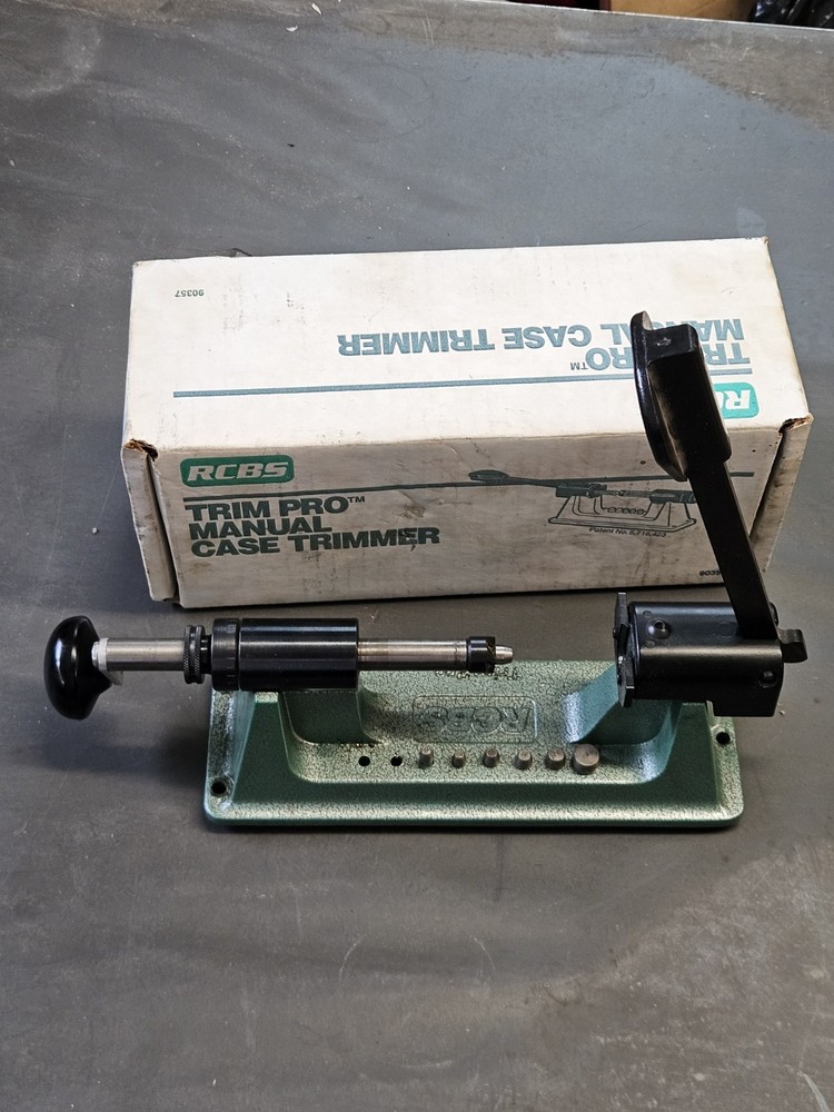 RCBS TrimPro Case Trimmer with Pilots & Deburring Tool Reloading