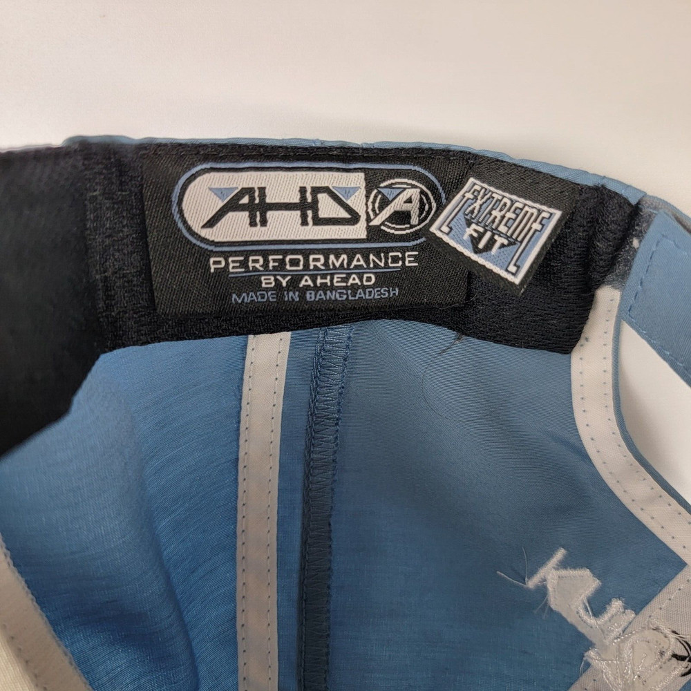 AHD Cool Max Golf Hat Witch Flying 18th Hole Flag Adjustable Blue NWT