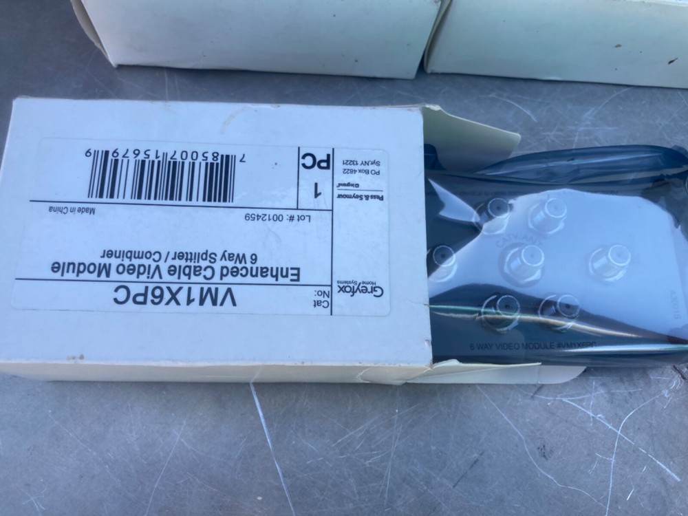 Lot of cable splitters telecom phone modules amplifier