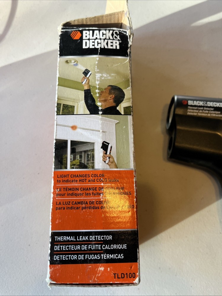 Black & Decker Handheld Thermal Leak Detector TLD100/Open Box