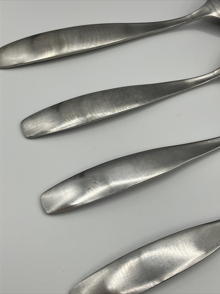 13 West Elm Stainless Satin Flatware Teaspoon & Tablespoon & Serving Silverware