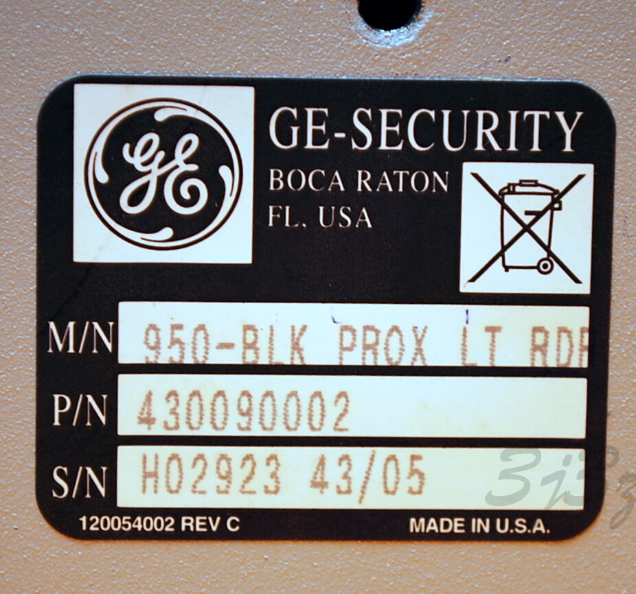 GE Security CASI-RUSCO 950 Proximity Interface Unit