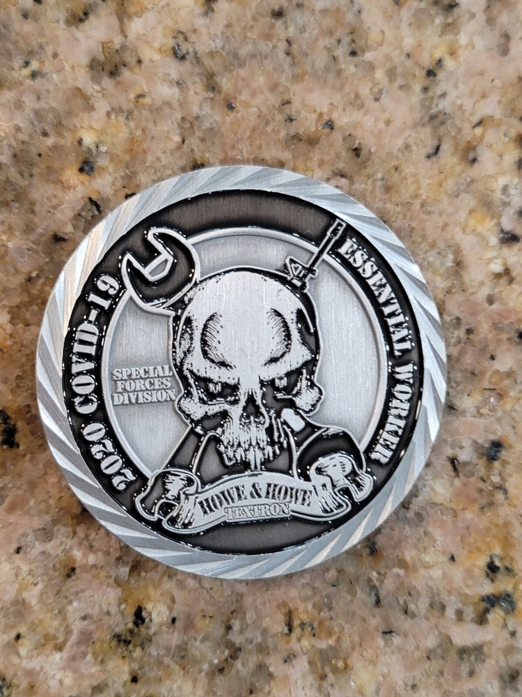 Essential Worker Challenge Coin Howe & Howe Textron 2020