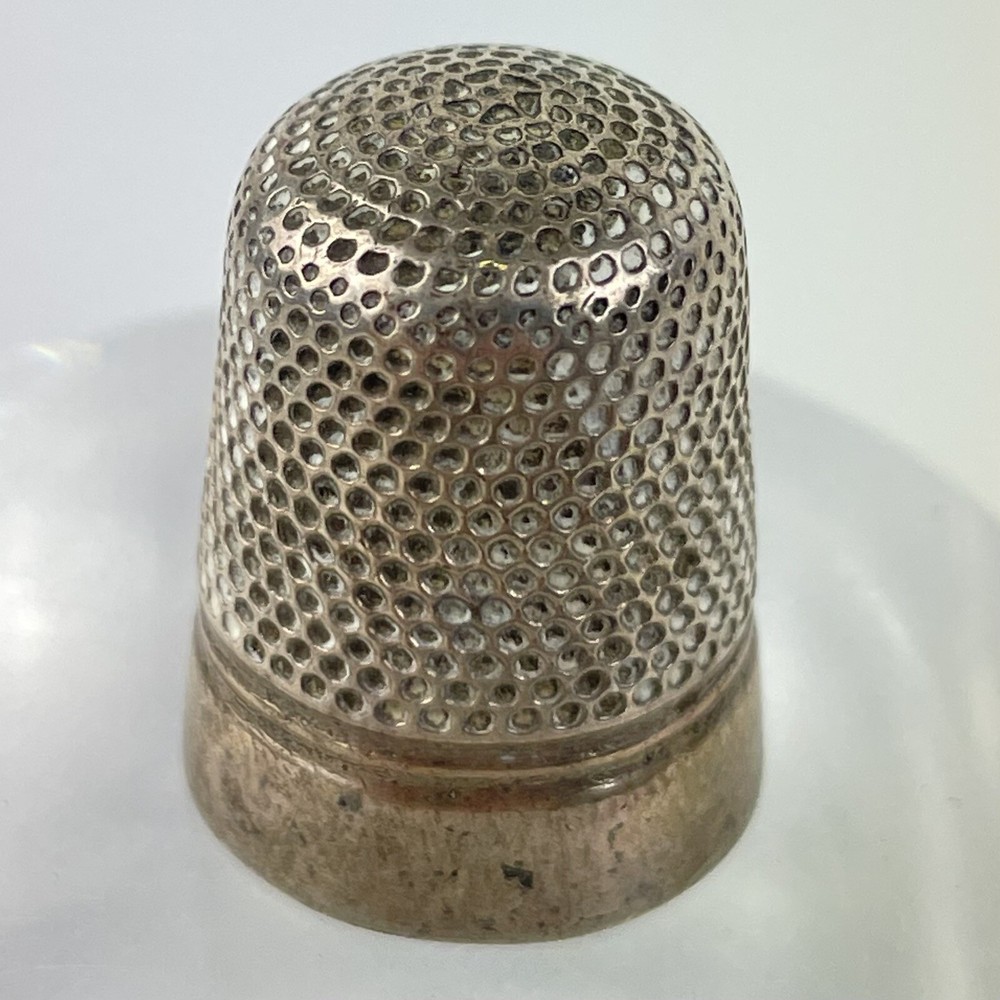 Antique Solid Silver Thimble Size 10 Henry Griffith & Sons Ltd 1921 2.4cm 6.8g