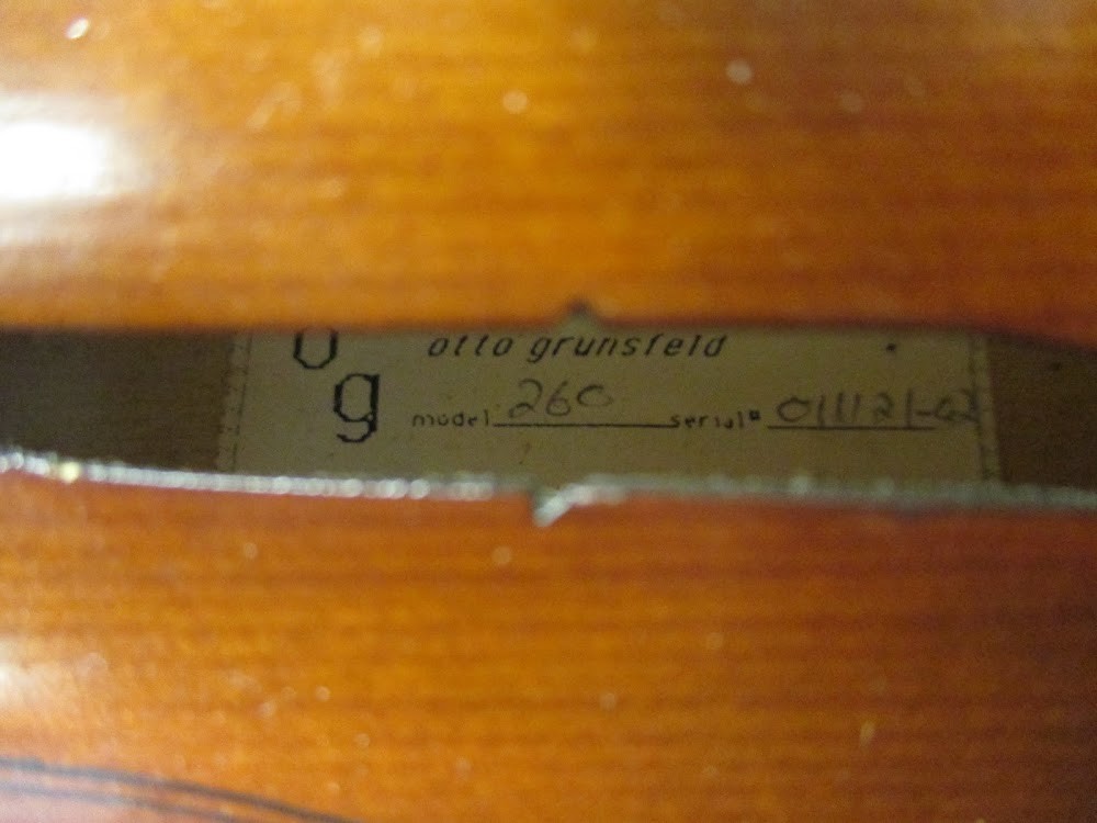 Otto Grunsfeld Violin Model 260 with Case