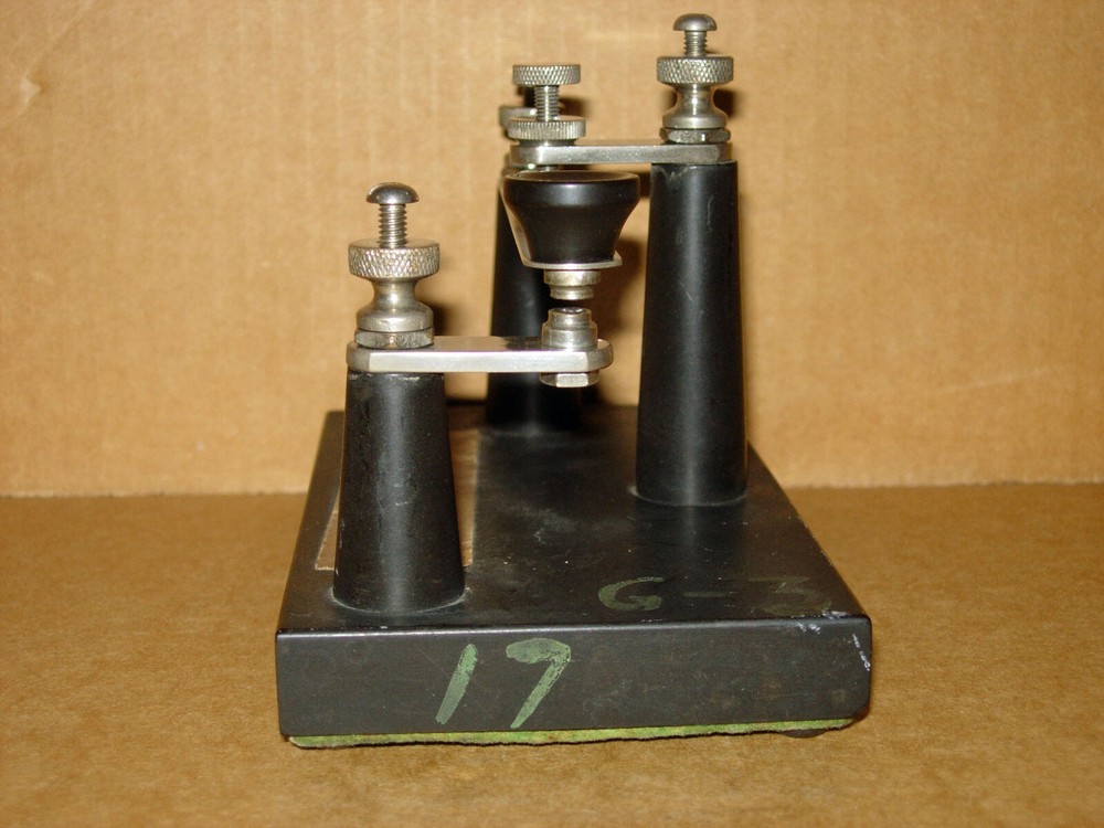 ANTIQUE CENCO LABORATORY STRAP KEY or TAPPER, NICE CONDITION, COMPLETE & WORKING