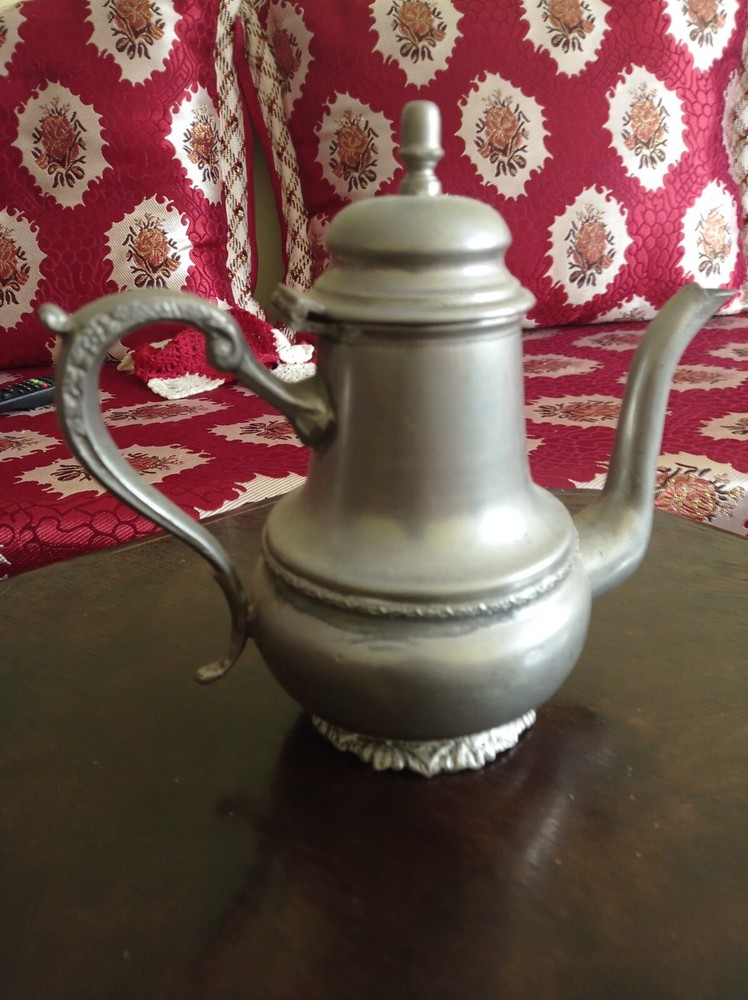Antique silver teapot