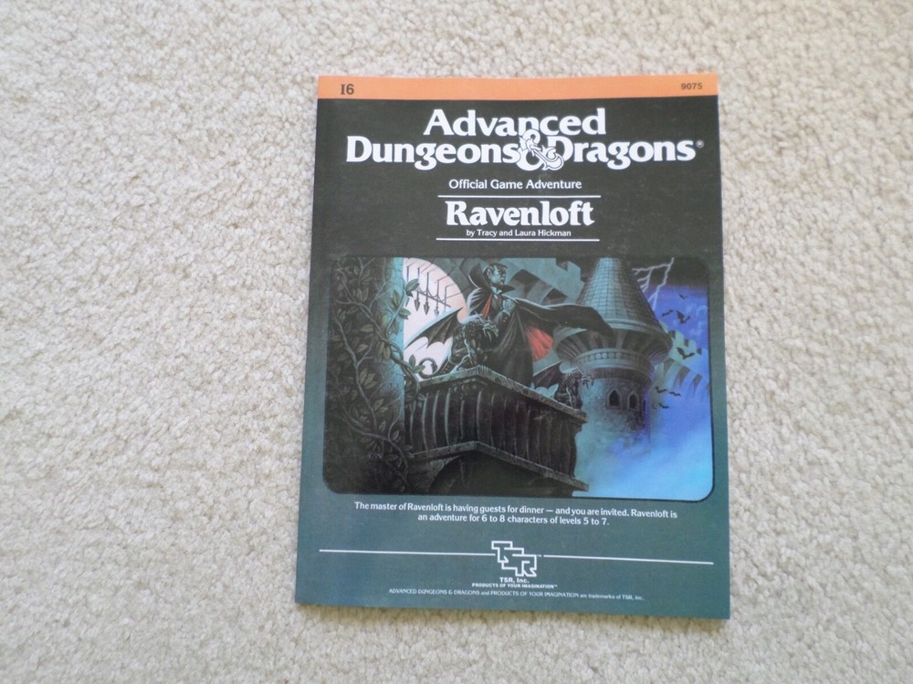 Ravenloft adventure module I6 Dungeons & Dragons