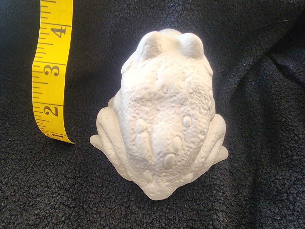 Ready to Paint Ceramic Bisque Toad/ Frog