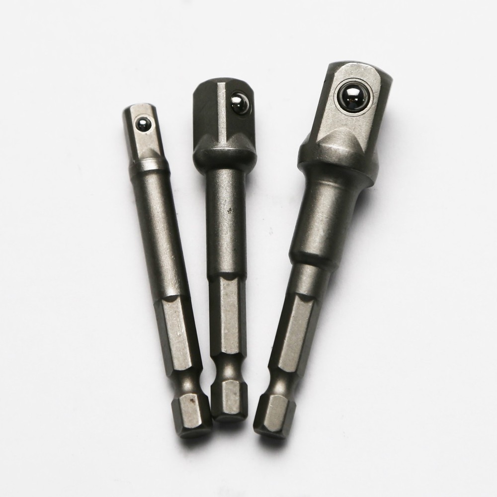 TMAX 3 pc Power Socket Extension Adapter Bit Set for Impact Driver Set