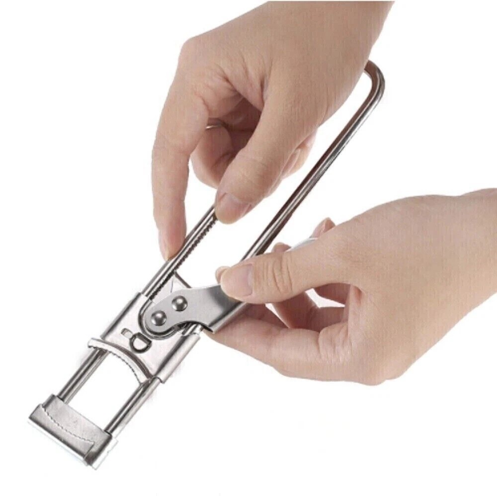 2Pack Stainless Steel Can Opener Multifunctional Adjustable Jar Lid Gripper Tool