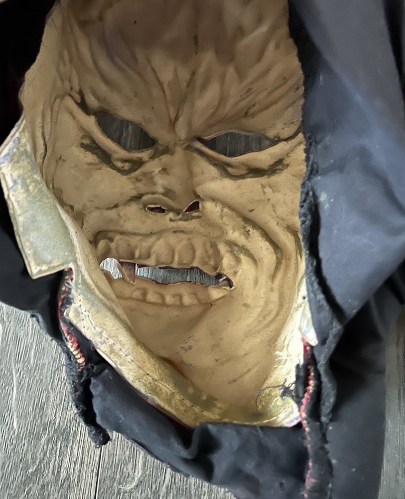 1996 Be Something Studio B.S.S. Royal Devil Halloween Mask And Cape