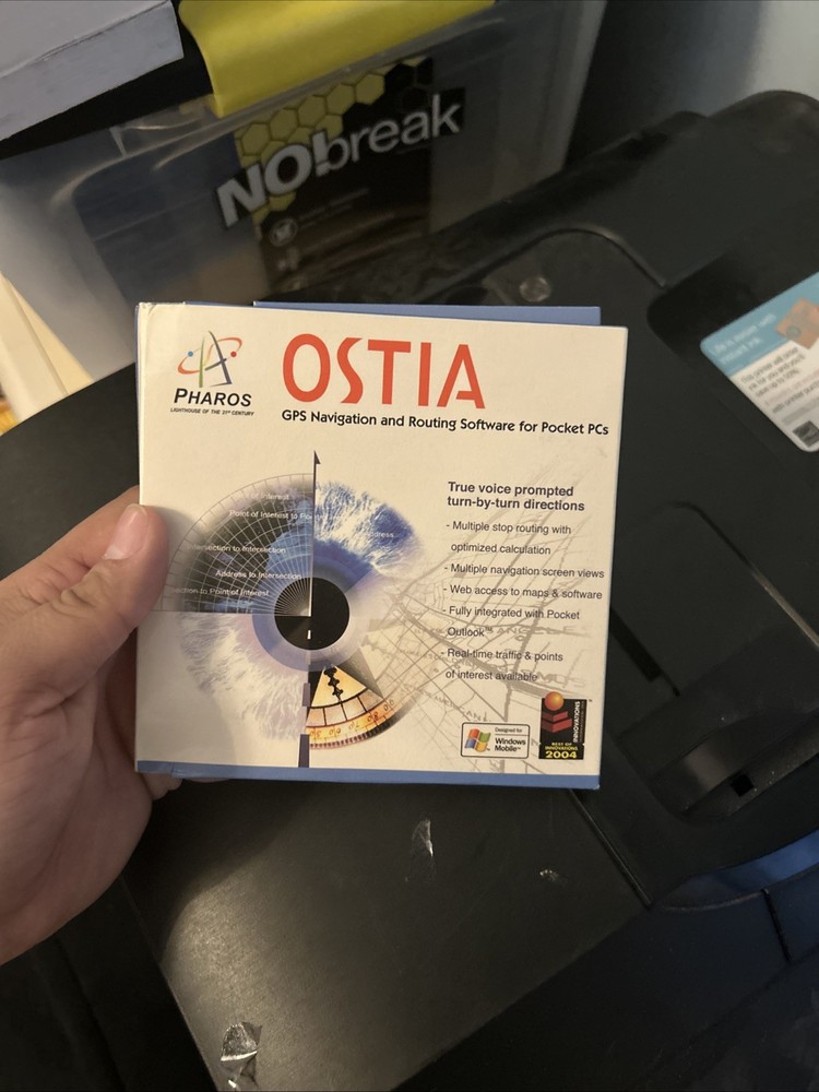 Pharos Ostia GPS Navigation Software NAV01 Rare