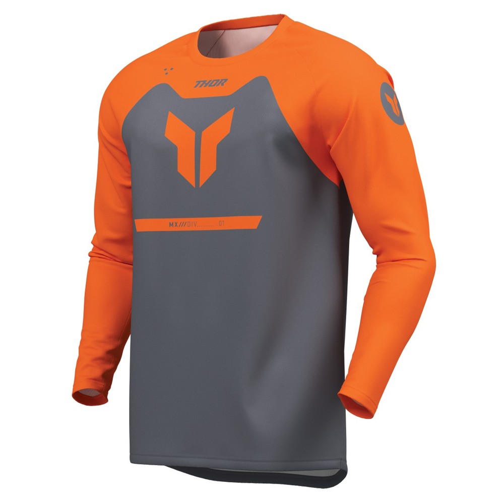 Thor Ridemode Menace Youth Jersey - Charcoal