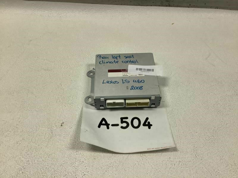 LEXUS LS460 2007 REAR LEFT SEAT CLIMATE CONTROL MODULE FACTORY