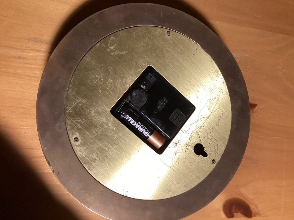 Vintage Accuracy Quartz Brass Clock