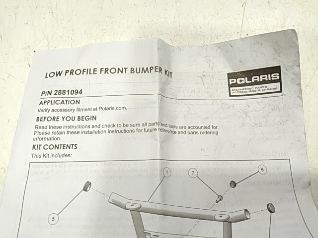 Low Profile Bumper Kit - ---- Polaris NOS