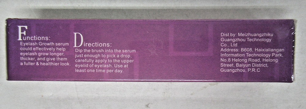 Eyelash Growth Serum, .17fl oz