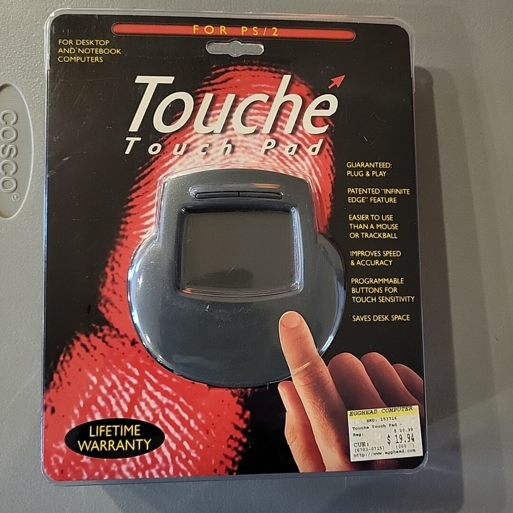 Vintage 1995 Touche Touch Pad For Ps/2