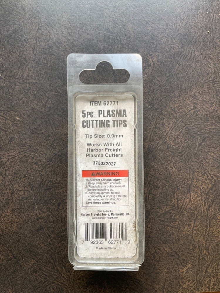 CHICAGO ELECTRIC 5 PIECE PLASMA CUTTING TIPS- 0.9mm